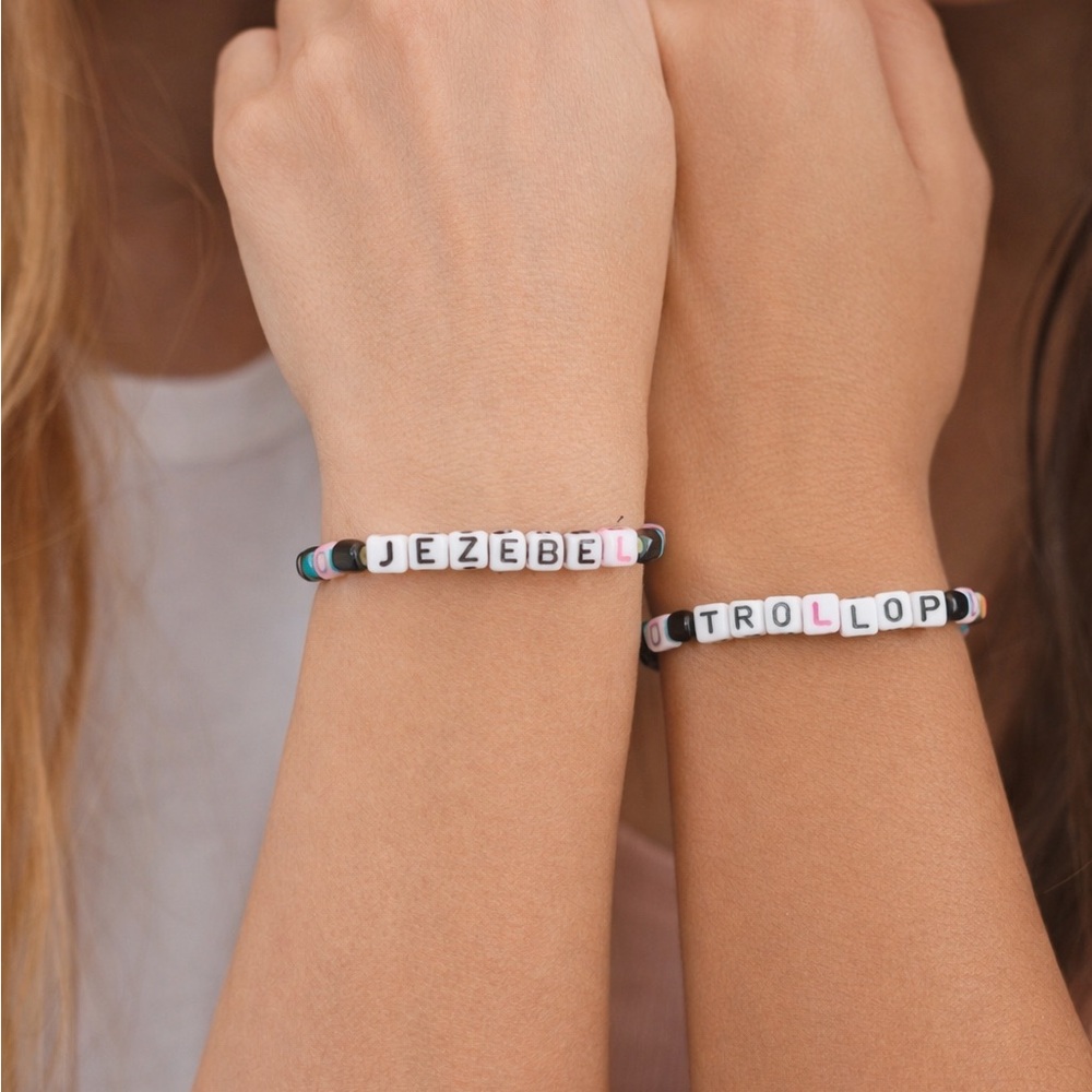 Jezebel & Trollop Bestie Set 💅 Matching Friendship Bracelets | Bold Funny